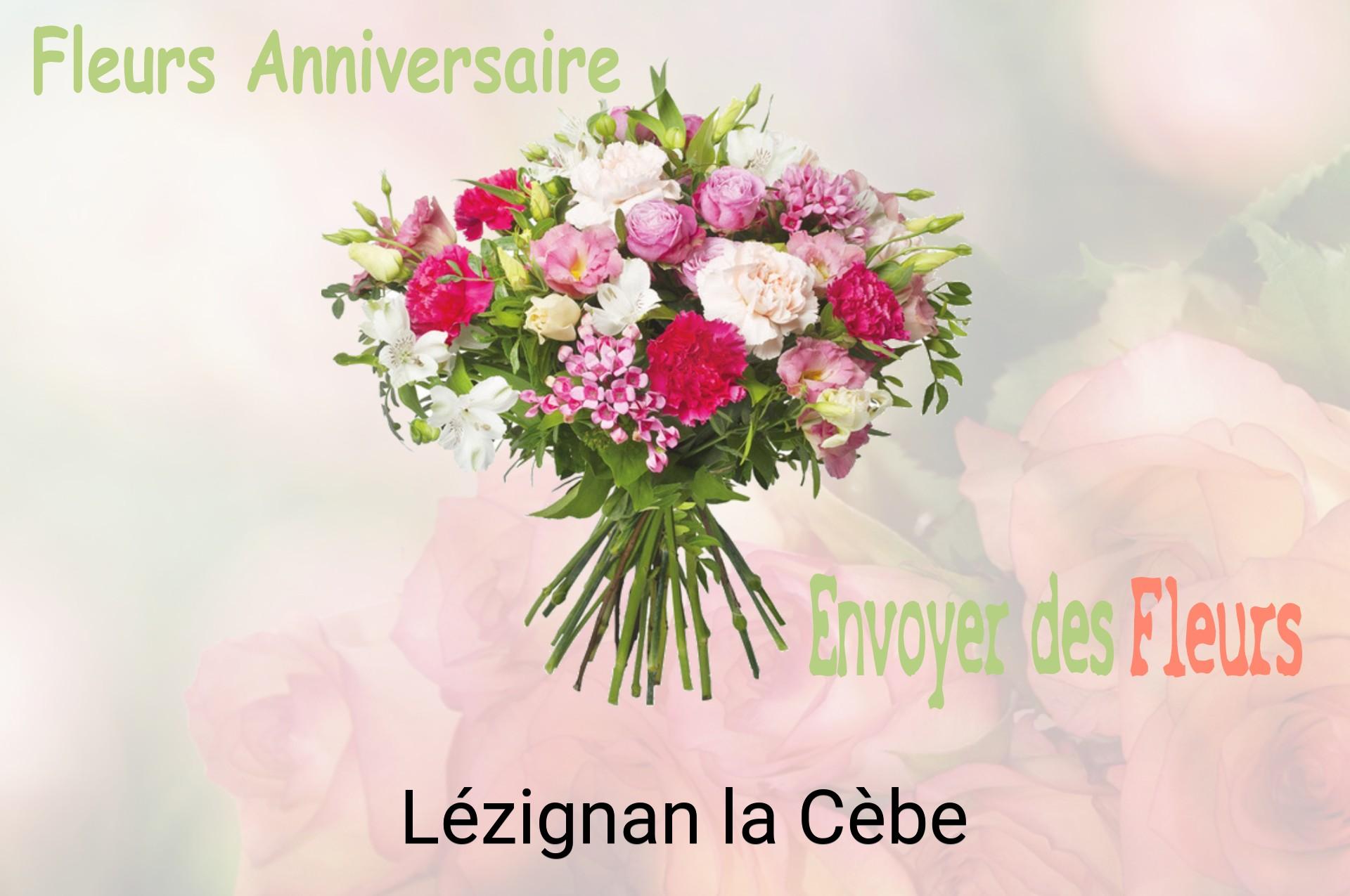 Bouquet de fleurs d’anniversaire livré à Lézignan-la-Cèbe